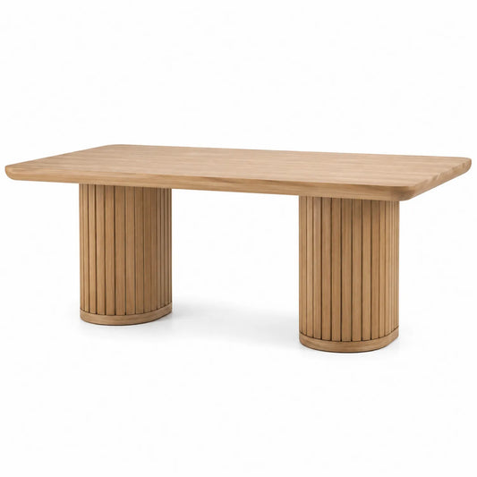 Table à manger rectangulaire en bois 200x100 cm